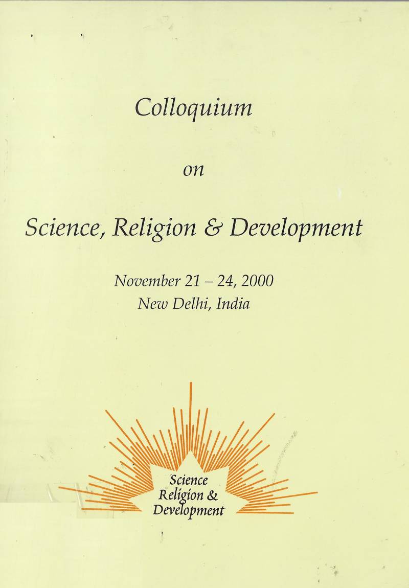 Colloquium On Science, Religion & Development