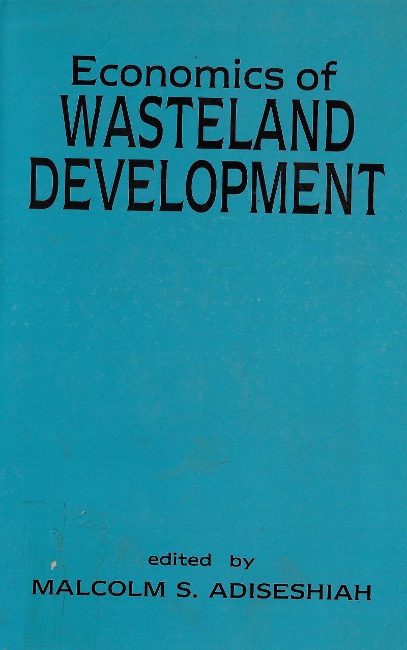 Economics Of Wasteland Development