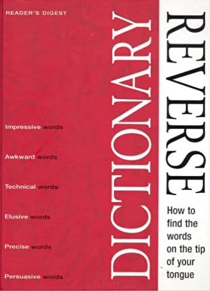 Reader's Digest - Reverse Dictionary